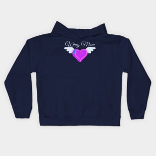 Wing Mom WingMom WingMoms design support of our children in BMT support group Kids Hoodie